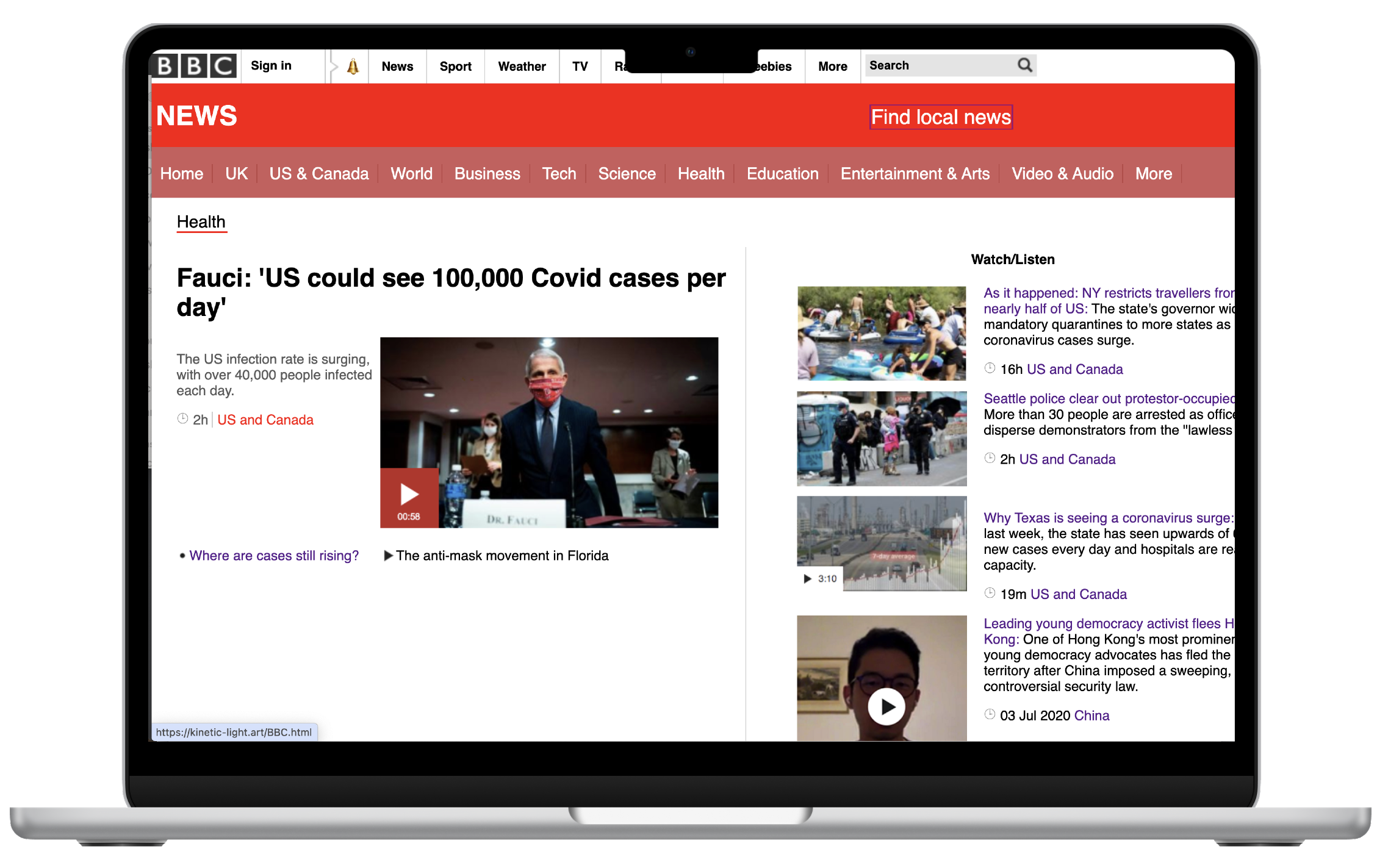 BBC News Clone