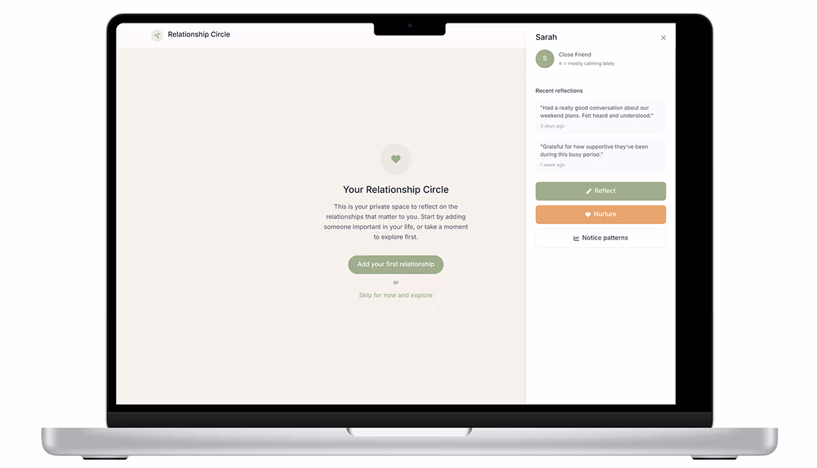 relationship journaling app